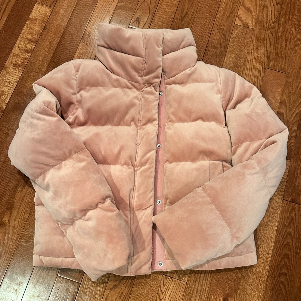 Abercrombie & Fitch Pink and Gray Jacket